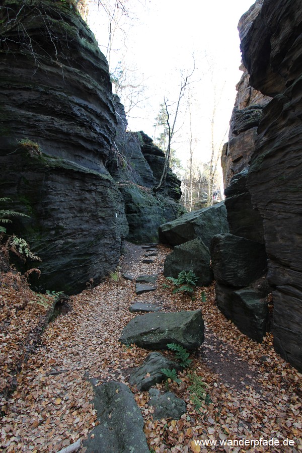 Felsengasse im Bielatal