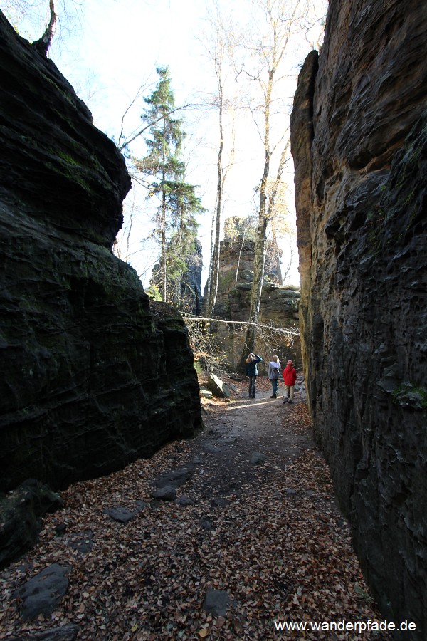 Felsengasse im Bielatal