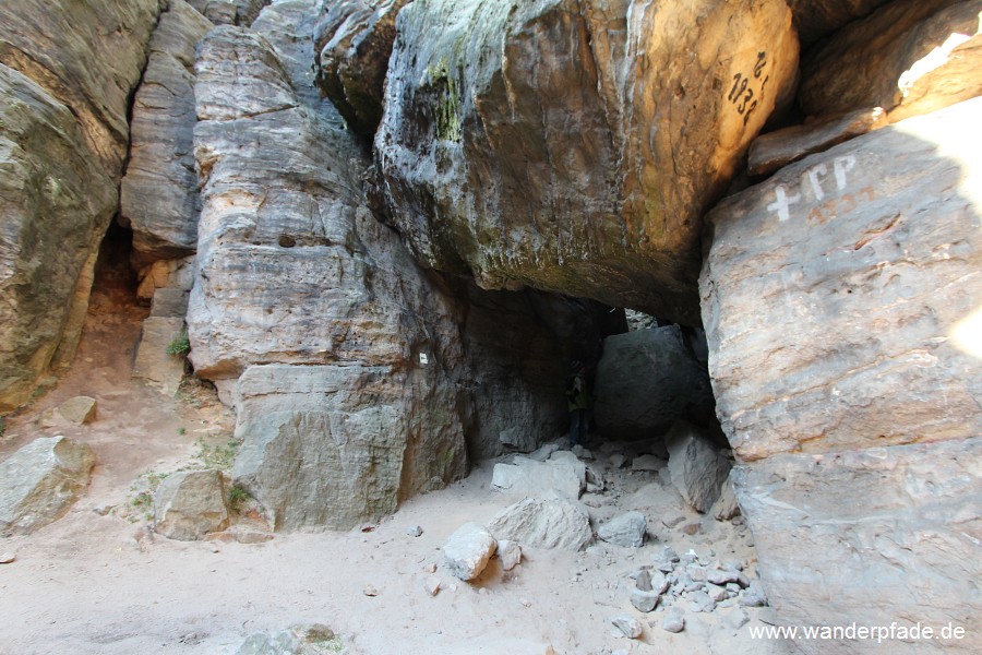 Felsengasse im Bielatal