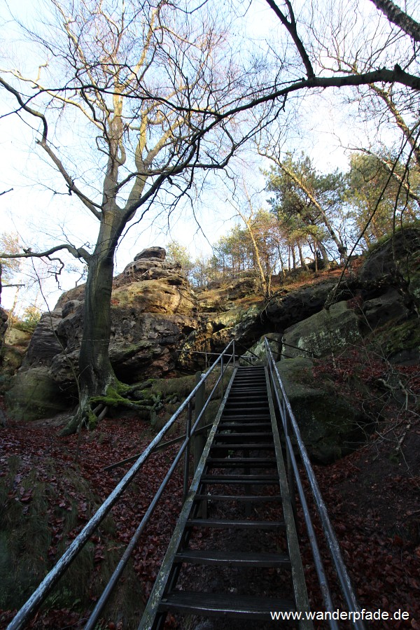 West-Auf-/ Abstieg Papststein