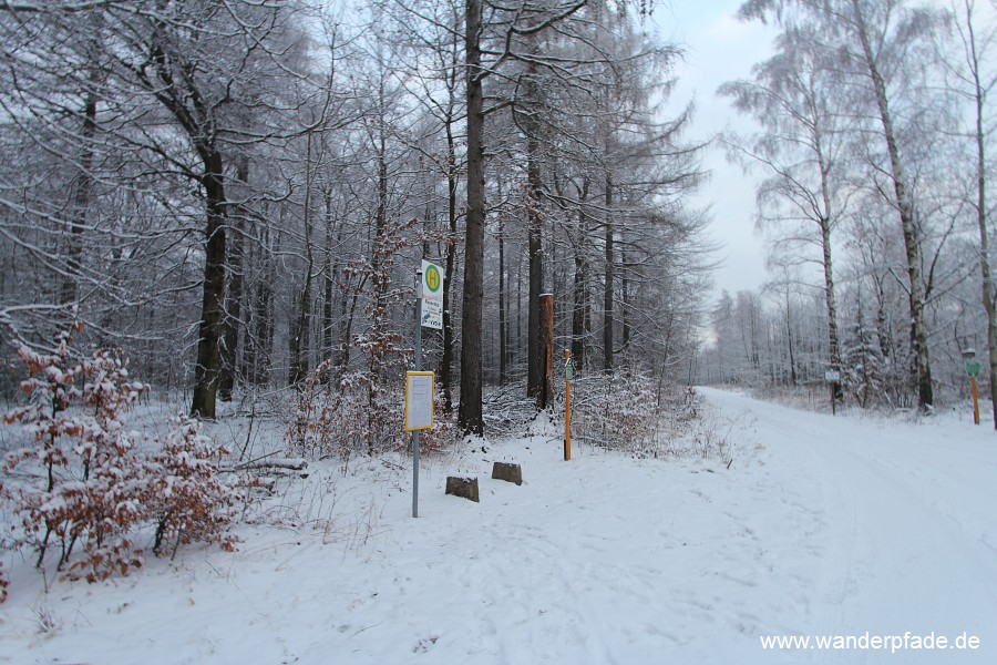 Foto: Haltestelle Fußweg zum Schneeberg
