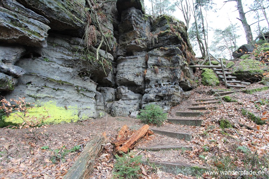 Aufstieg vom Panoramaweg