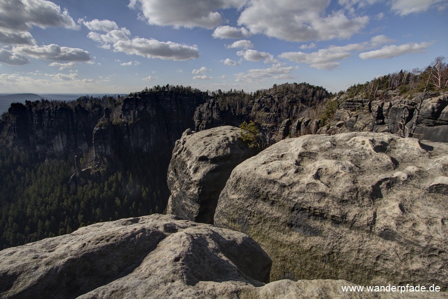 Standort Aussicht gegenber Gerbing-Spitze