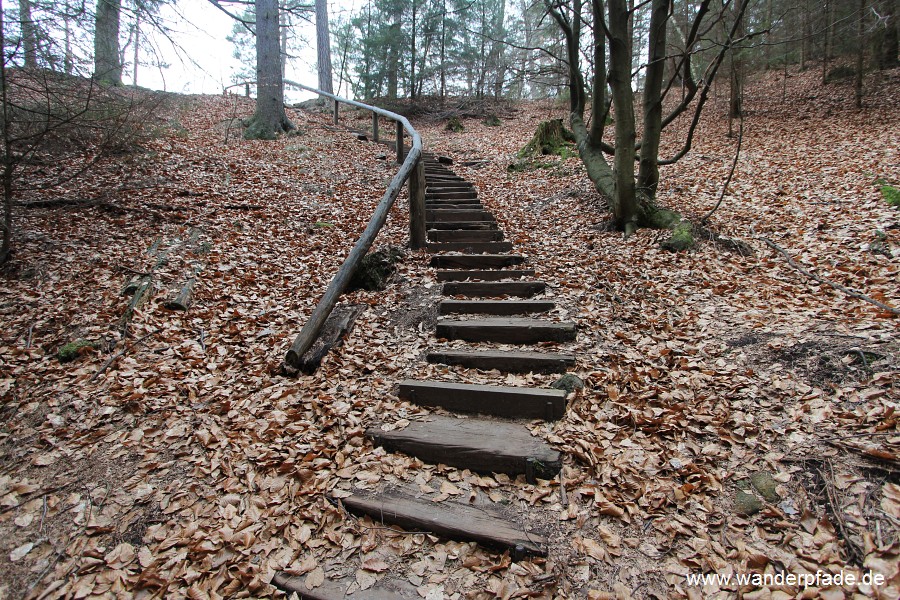 Bequemer Auftsieg zum Hermannseck