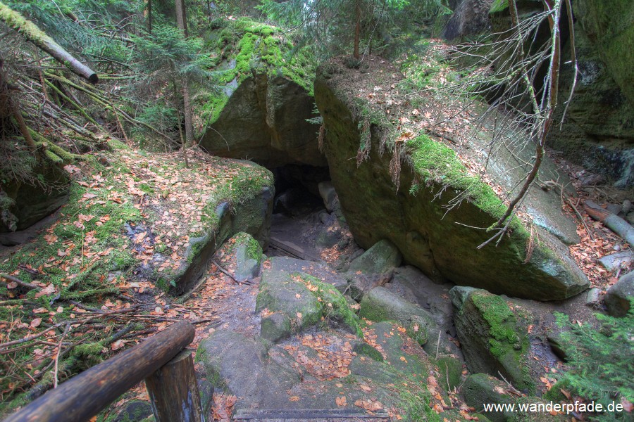 Wolfsschlucht im Kirnitzschtal