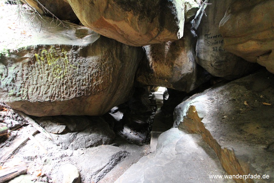 Wolfsschlucht im Kirnitzschtal