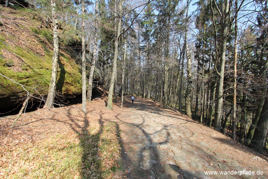 Unterer Fremdenweg am Kleinen Winterberg