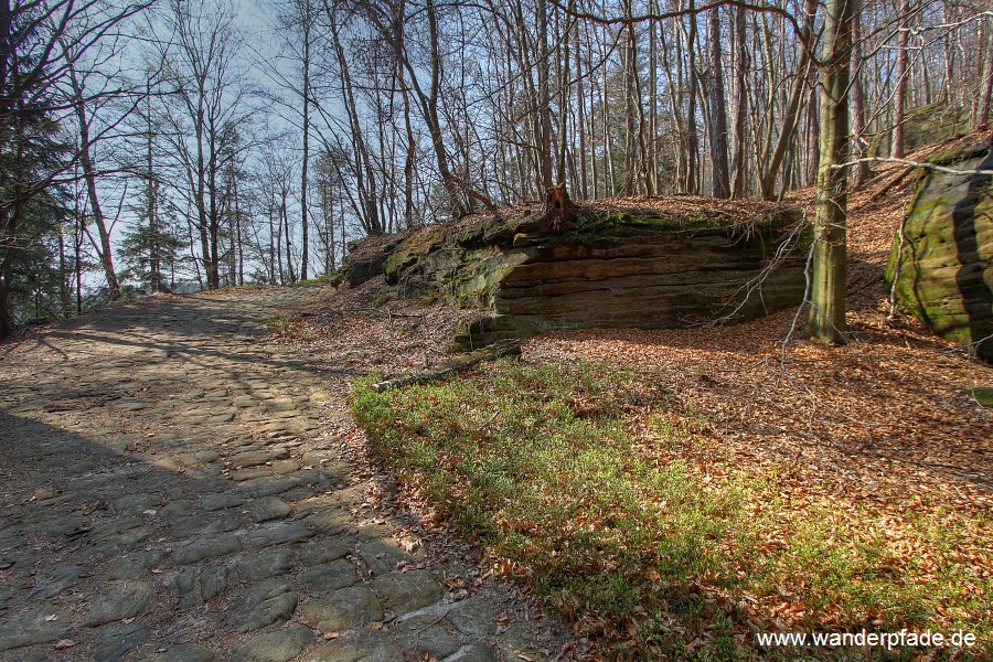 Foto: Unterer Fremdenweg am Kleinen Winterberg Foto: Unterer Fremdenweg am Kleinen Winterberg