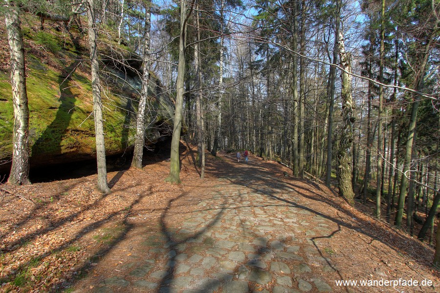 Unterer Fremdenweg am Kleinen Winterberg