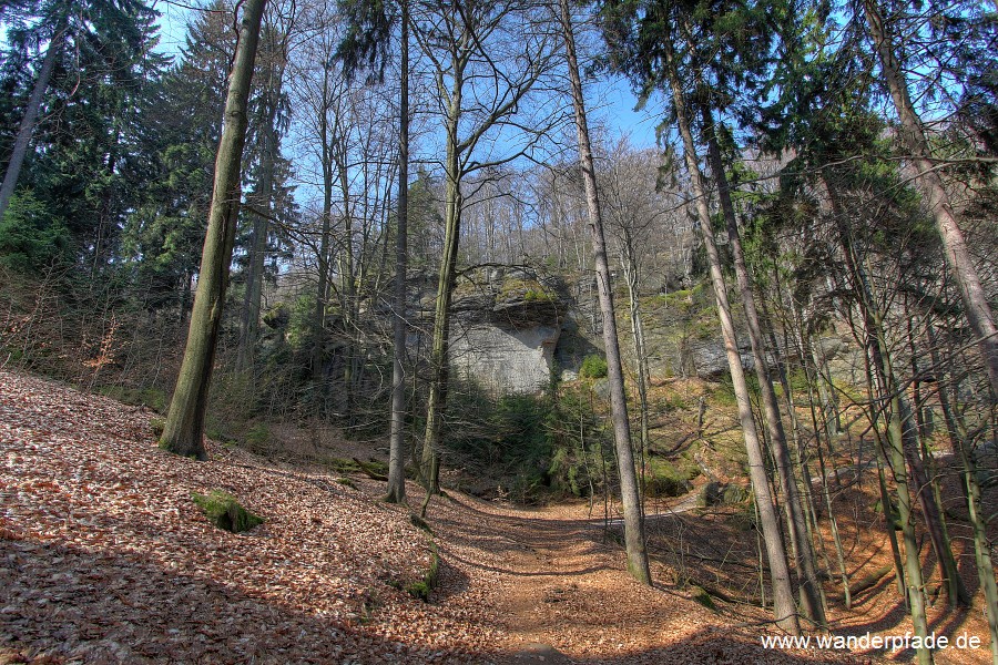 Unterer Fremdenweg am Kleinen Winterberg