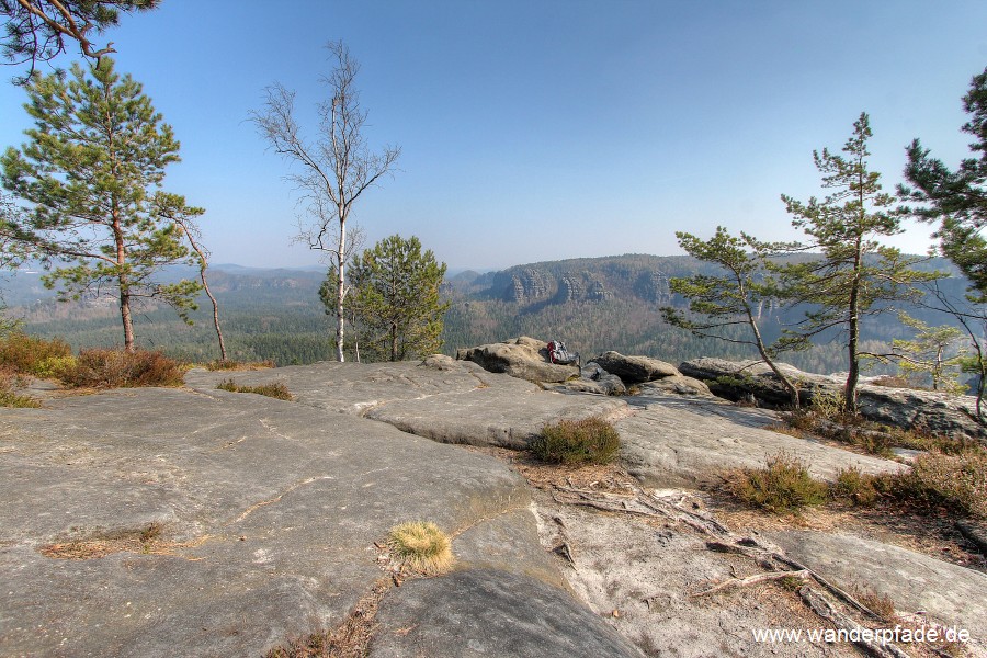 Aussicht stlich unterhalb Kleiner Winterberg