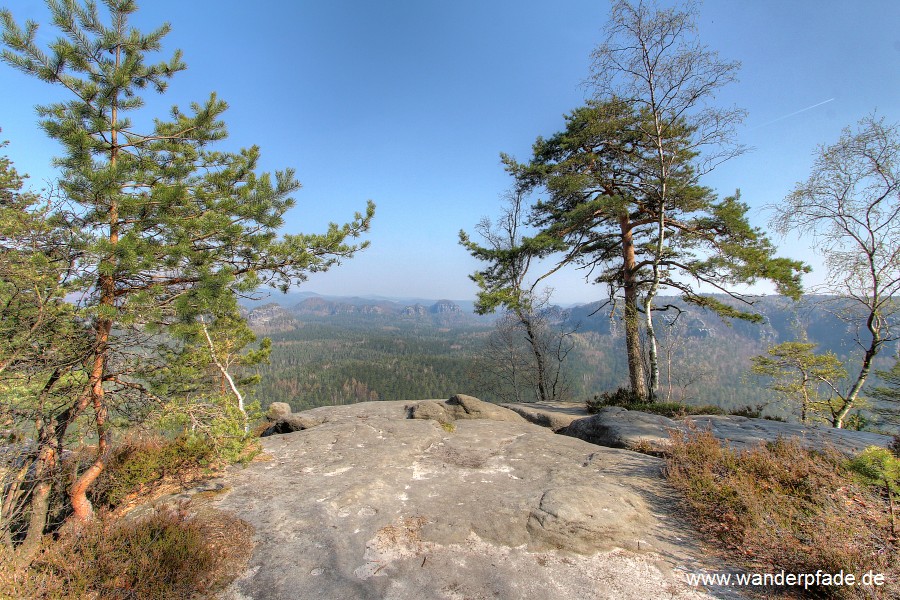 Aussicht nordstlich unterhalb Kleiner Winterberg