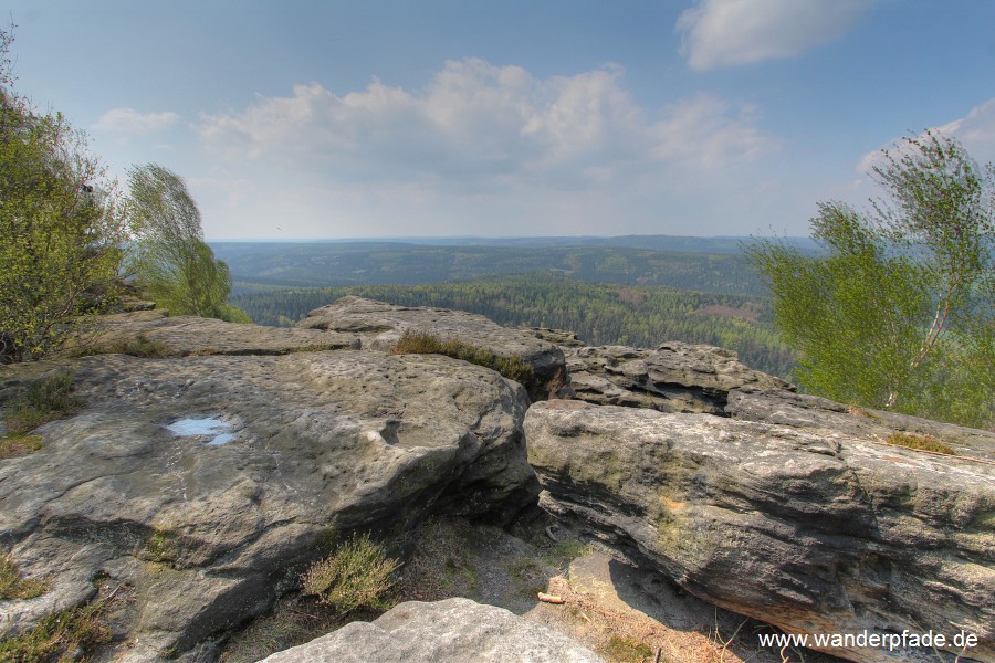 Blick in Richtung Osterzgebirge