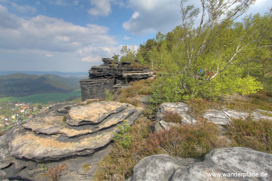 Sd-West-Aussicht Kleiner Zschirnstein