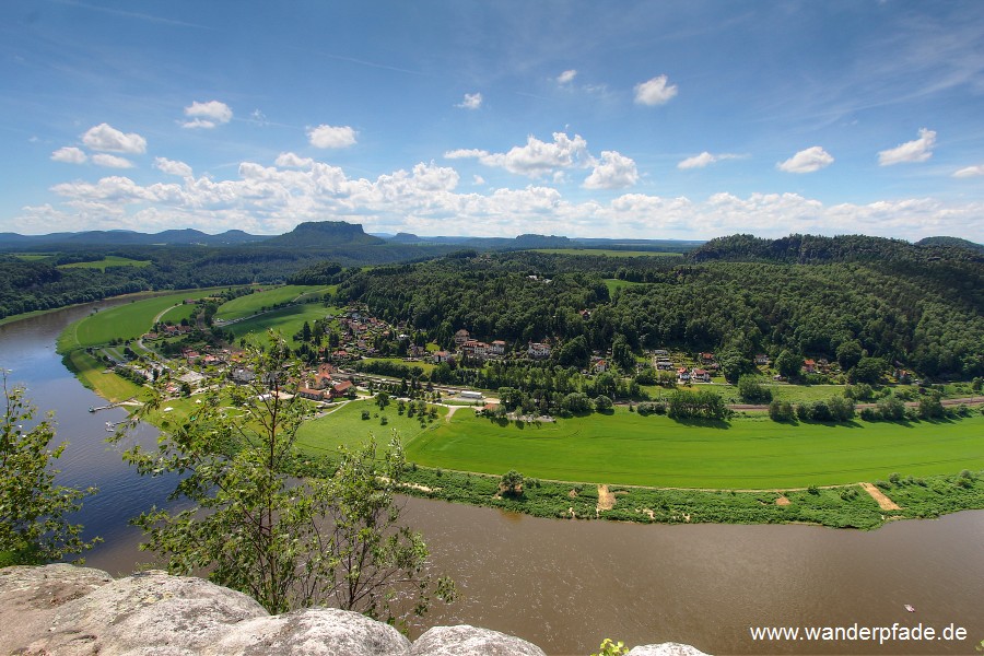 Tafelberge, Lilienstein, Elbe, Oberrathen