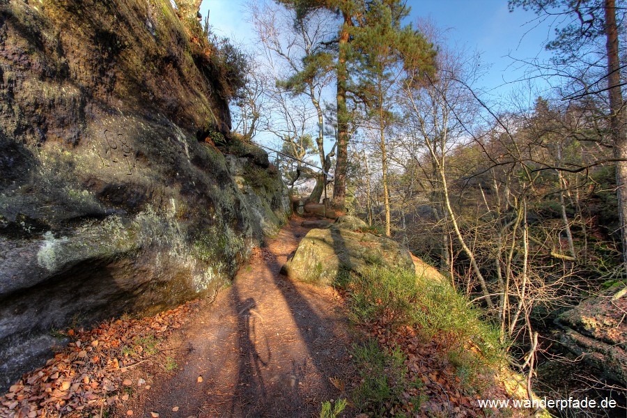 Weg zur Aussicht am Opferkessel