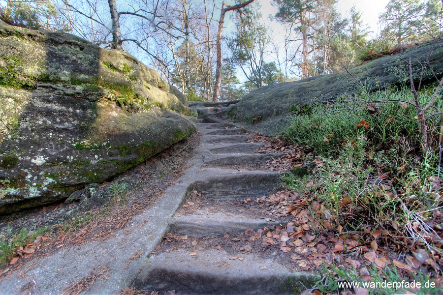 Weg zur Aussicht am Opferkessel