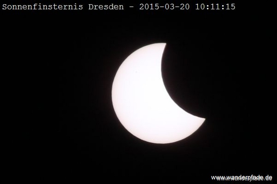 Sonnenfinsternis Dresden 20.03.2015