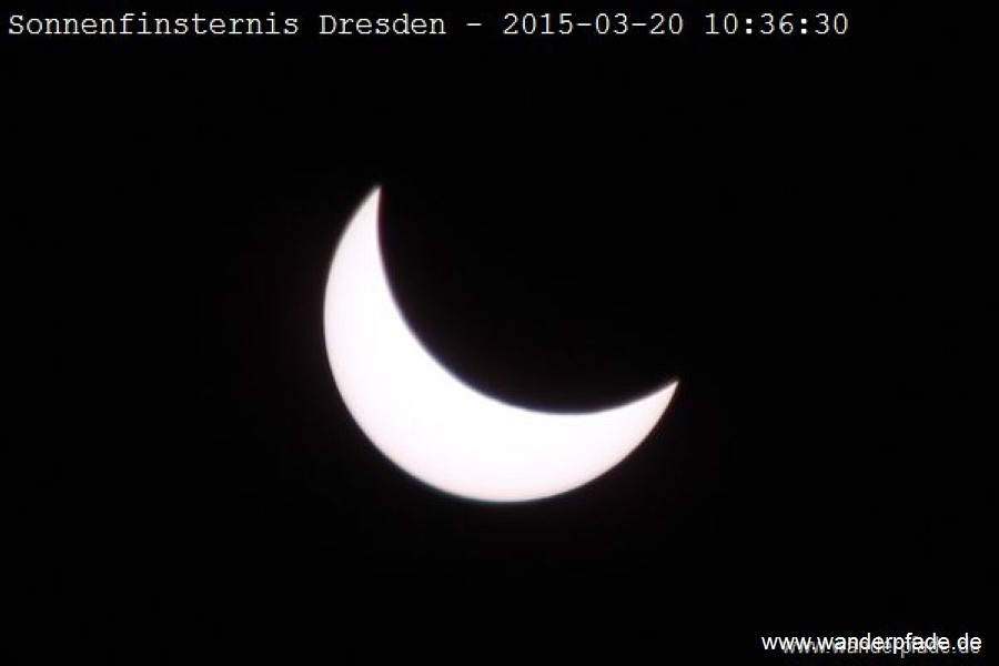 Sonnenfinsternis Dresden 20.03.2015