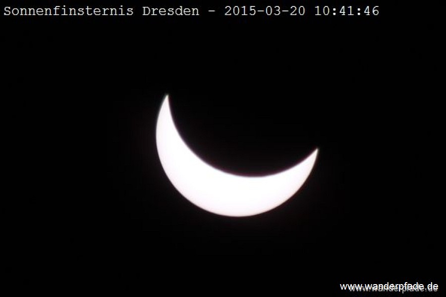 Sonnenfinsternis Dresden 20.03.2015