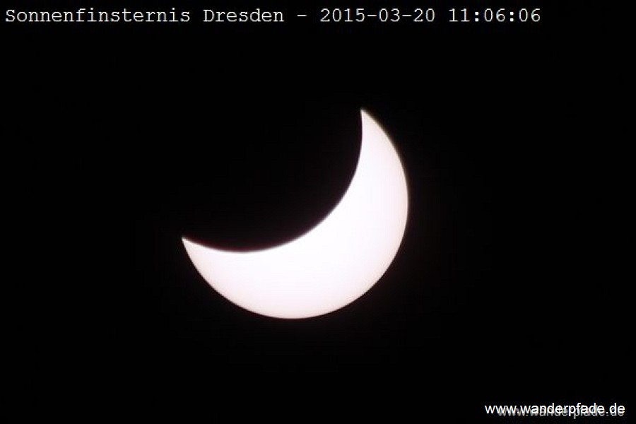 Sonnenfinsternis Dresden 20.03.2015