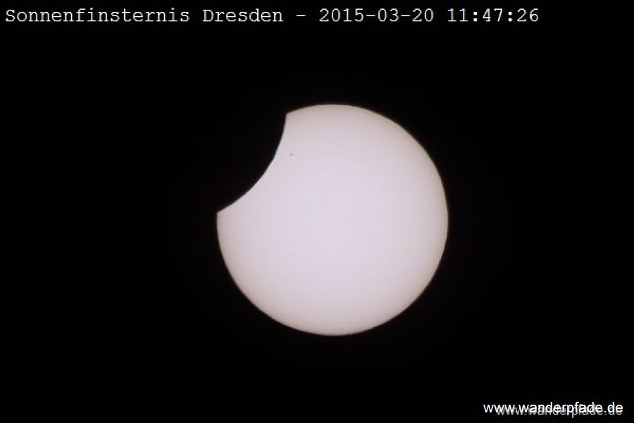 Sonnenfinsternis Dresden 20.03.2015