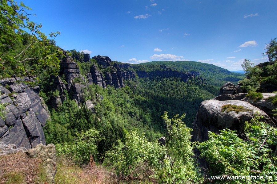 Schrammsteine, Groer Winterberg, Heringsgrund