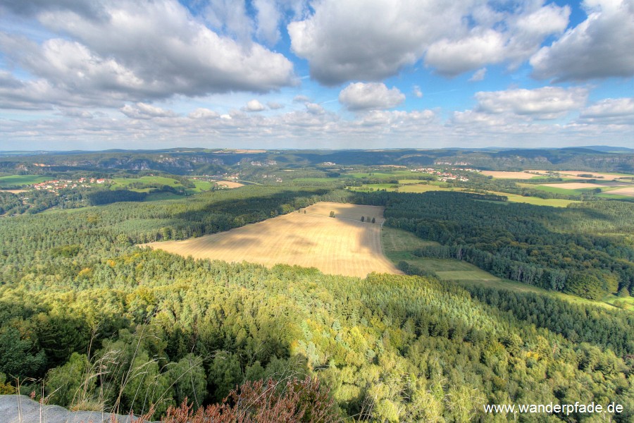 Nordblick Richtung Basteigebiet