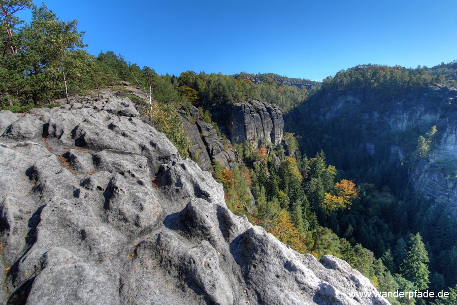 Standort Kletterpfad ber Hllenwand