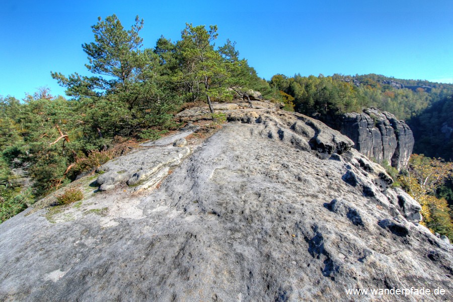 Foto: Kletterpfad über Höllenwand