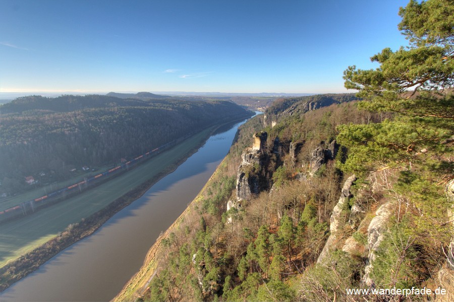 Rauenstein, Brensteine, Elbe, Wartturm