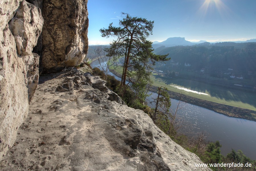 Rahmhanke, Elbe, Lilienstein