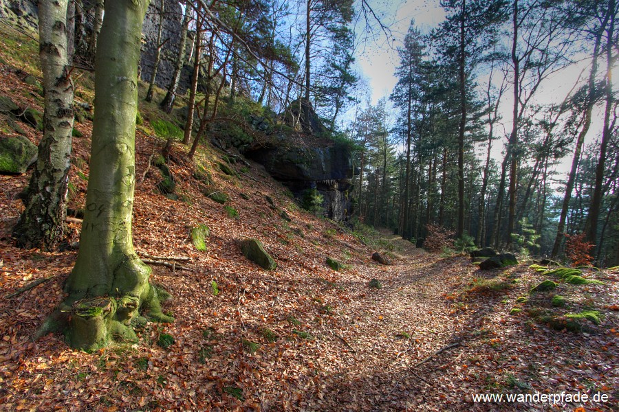 Sdlich um den Groen Zschirnstein