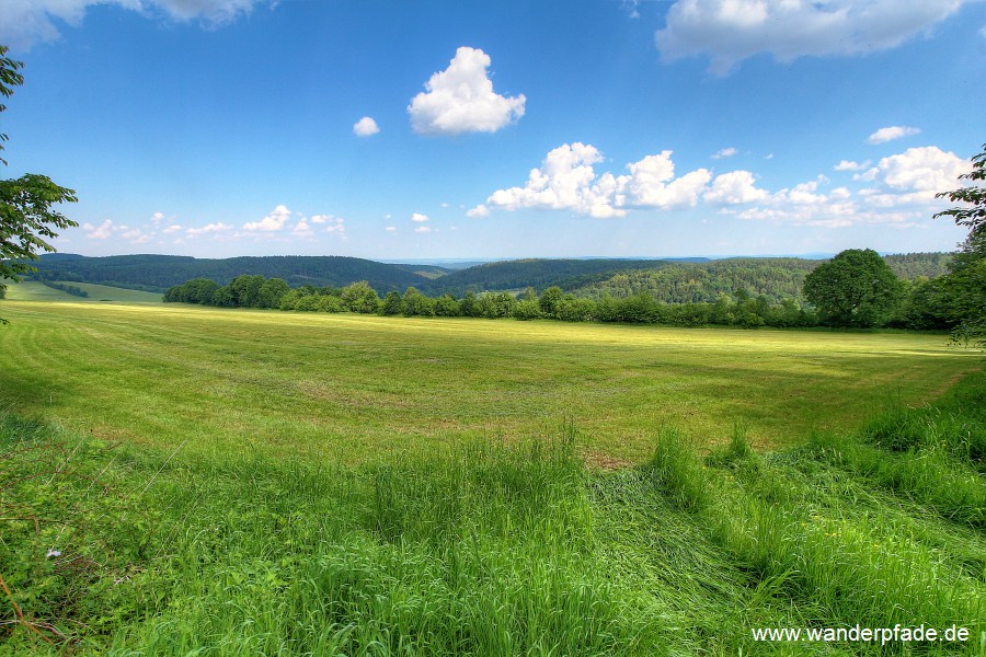 Standort Blick Richtung Markersbach und nach Norden