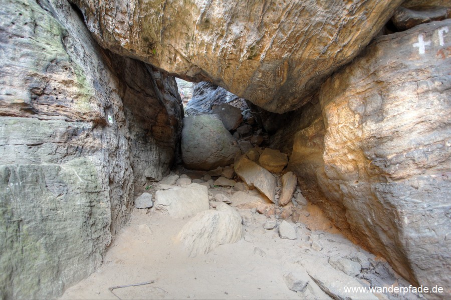 Felsengasse im Bielatal