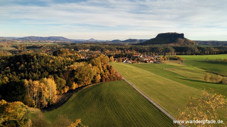 Schrammsteine, Rosenberg, Lilienstein