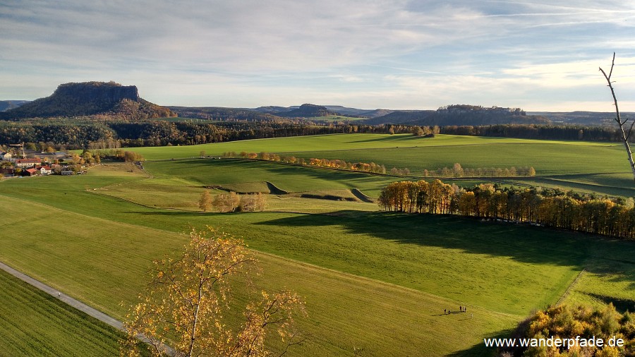 Lilienstein, Pfaffenstein, Festung Knigstein