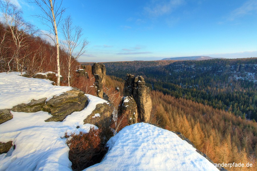 Foto: Hoher Schneeberg am Horizont