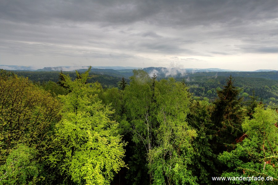 Festung Knigstein, Quirl, Pfaffenstein, Gohrisch, Schrammsteine, Groer Winterberg, Zschirnsteine